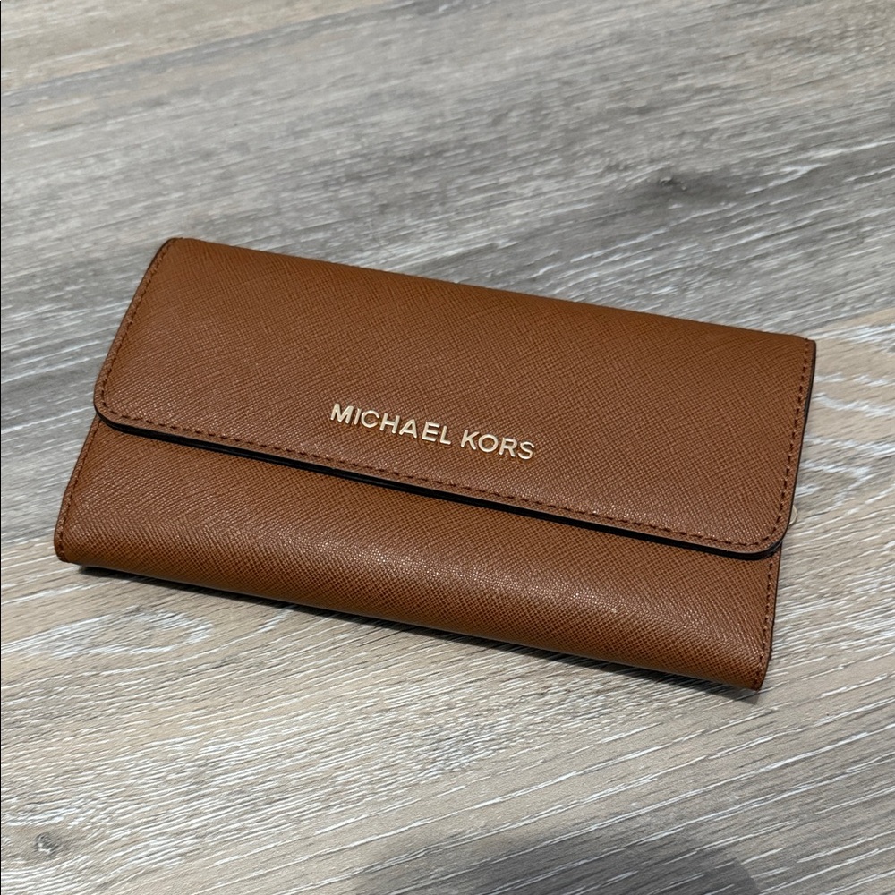 Michael Kors Tan Leather Wallet